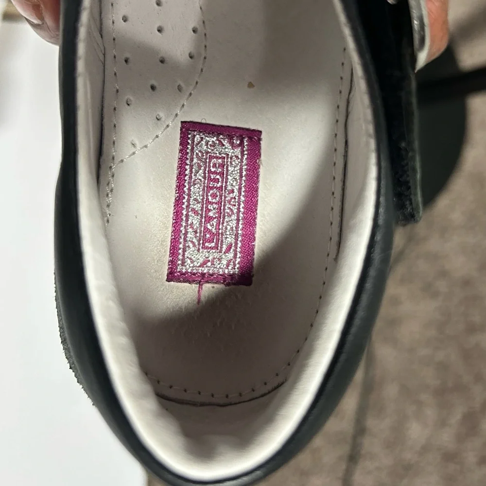 L'Amour‎ Classic Black Kids Mary Jane Shoes